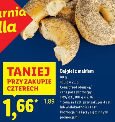 Bajgiel z makiem