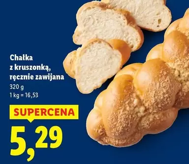 Chałka z kruszonką, ręcznie zawijana