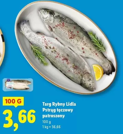 Pstrąg tęczowy patroszony
