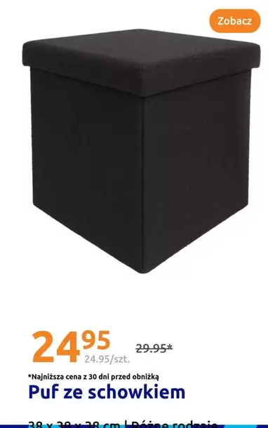 Puf ze schowkiem