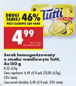 Serek homogenizowany o smaku waniliowym