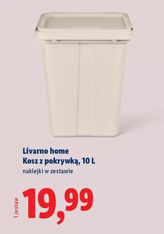 Kosz z pokrywką, 10 L