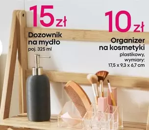 Dozownik na mydło, Organizer na kosmetyki