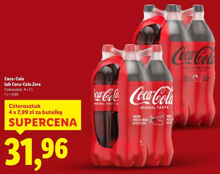 Coca Cola - Coca-Cola lub Coca-Cola Zero