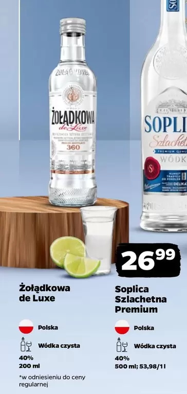 De - Żołądkowa de Luxe or Soplica Szlachetna Premium