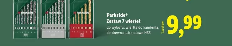 Zestaw 7 wierteł