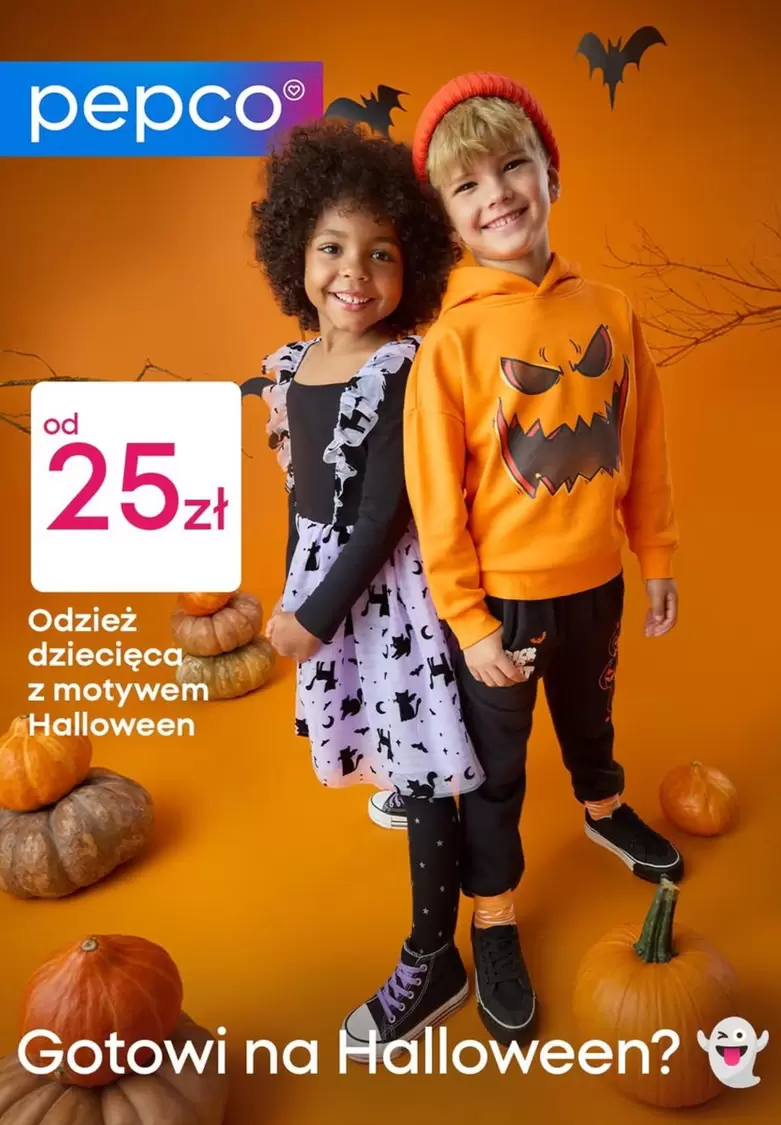 Odzież dziecięca z motywem Halloween