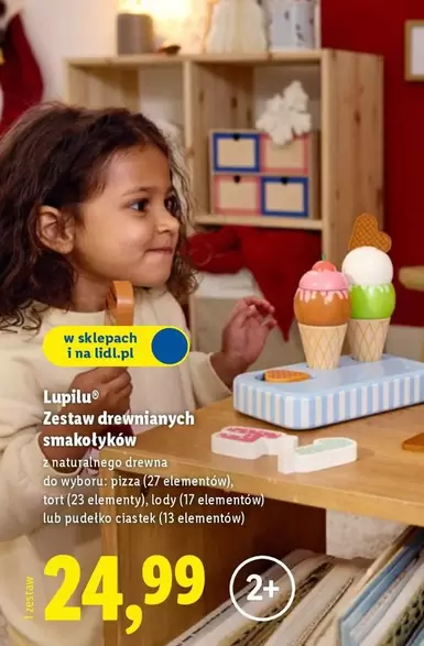 Zestaw drewnianych smakołyków