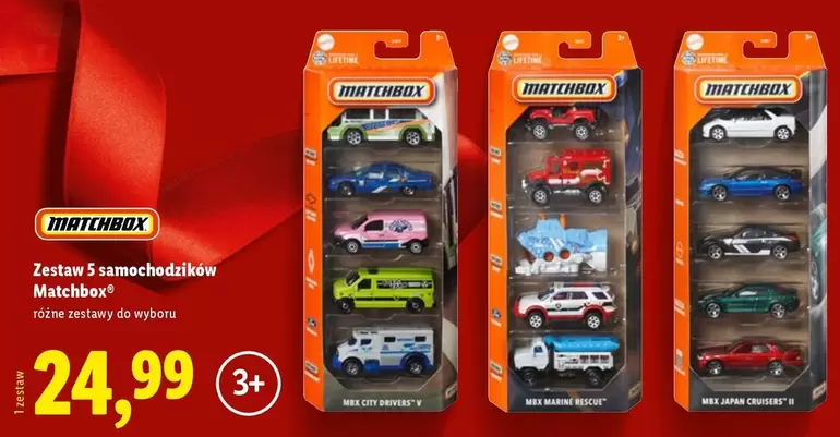 Zestaw 5 samochodzików