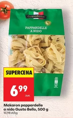 Makaron pappardelle a nido