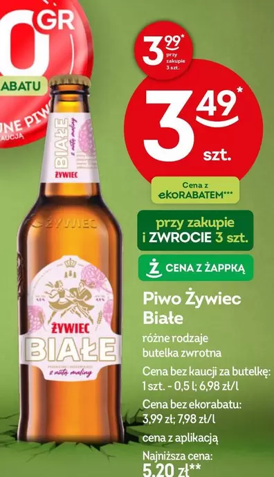 Piwo Żywiec Białe
