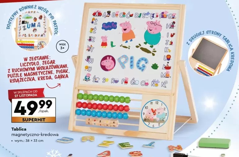 Peppa Pig - Tablica magnetyczno-kredowa