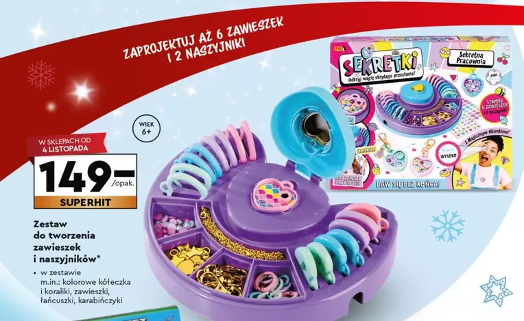 Zestaw do tworzenia zawieszek i naszyjników