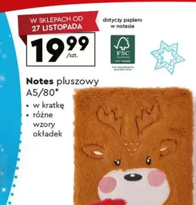 Notes pluszowy A5/80*