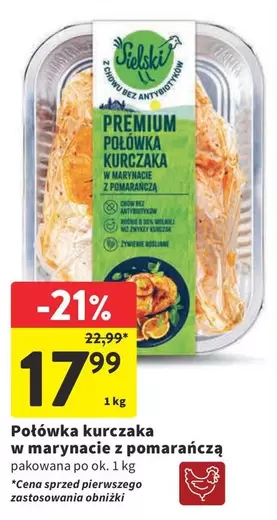 Ok - Połówka kurczaka w marynacie z pomarańczą