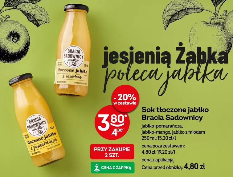 Sok tłoczone jabłko