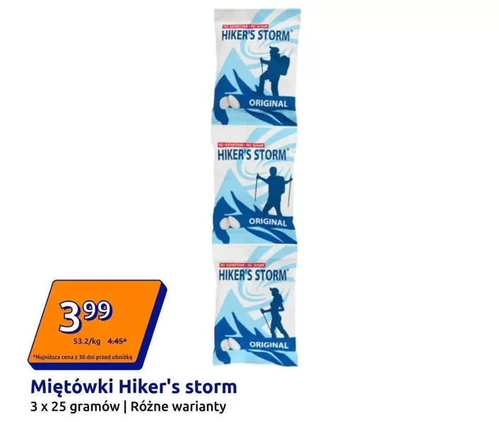 No - Miętówki Hiker's storm