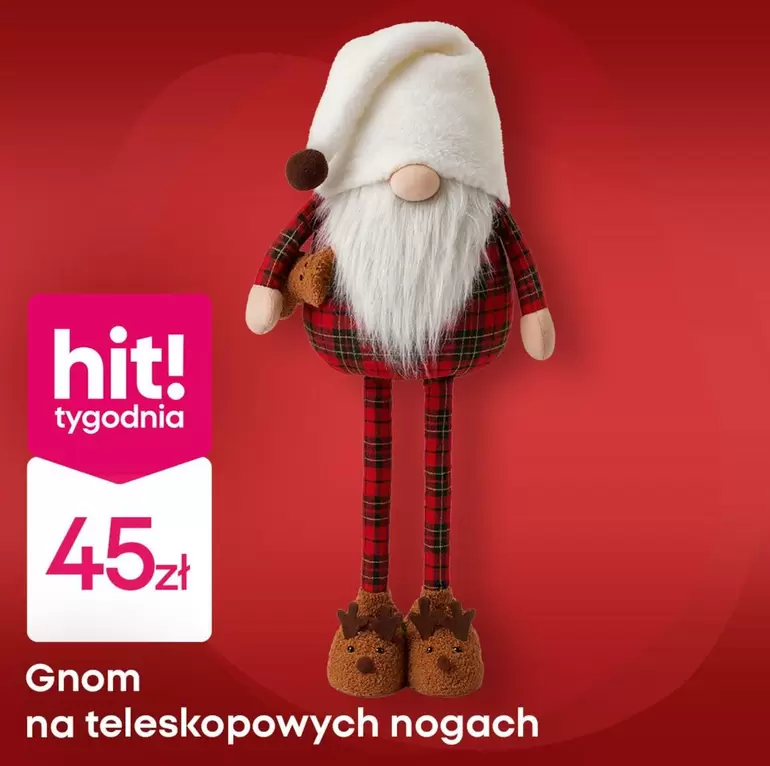 Gnom na teleskopowych nogach