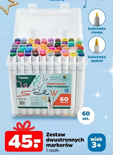 Zestaw dwustronnych markerów