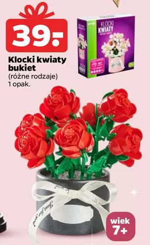 Klocki kwiaty bukiet