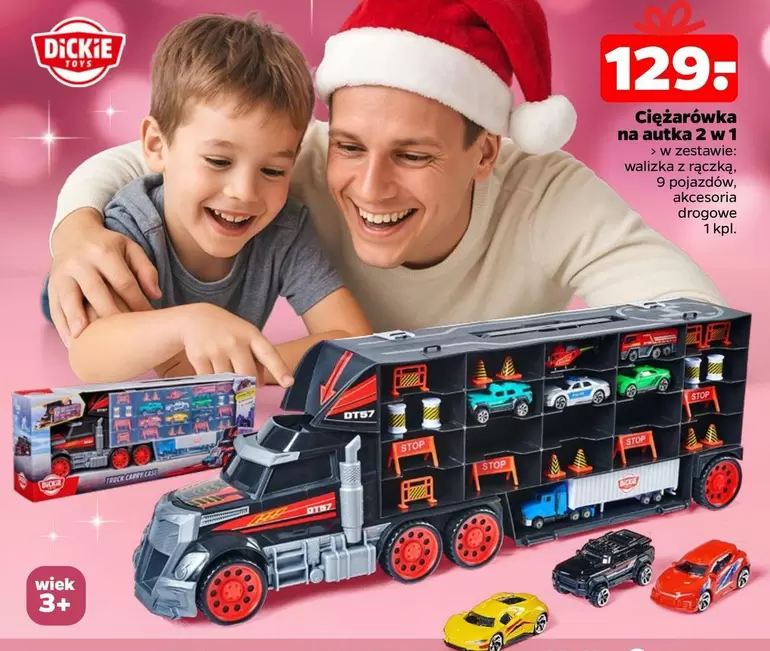 Ciężarówka na autka 2w1