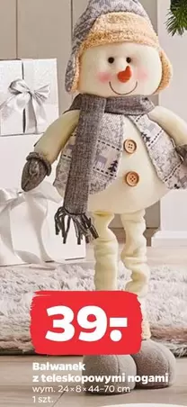 Bałwanek z teleskopowymi nogami