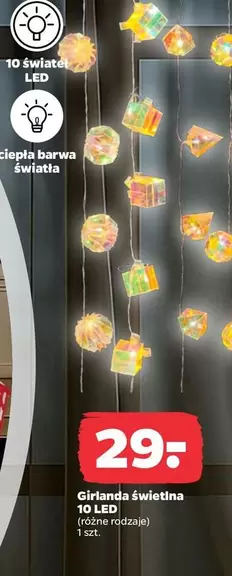 Girlanda świetina 10 LED