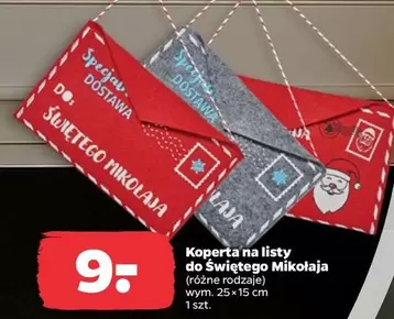 Koperta na listy do Świętego Mikołaja