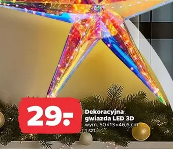 Dekoracyjna gwiazda LED 3D