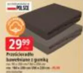 Prześcieradło bawełniane z gumką