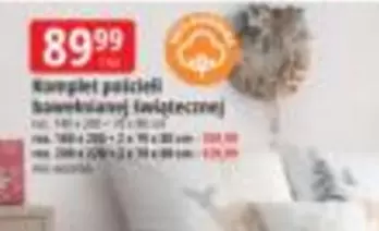 Komplet pościeli bawełnianej świątecznej