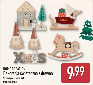 Dekoracja świąteczna z drewna