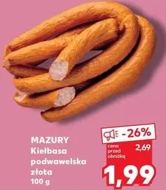 Kiełbasa podwawelska złota