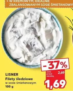 Filety śledziowe w sosie śmietanowym