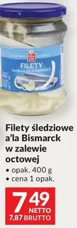 Filety śledziowe a'la Bismarck w zalewie octowej