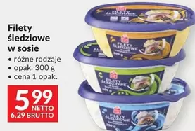 Filety śledziowe w sosie