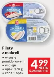 Filety z makreli