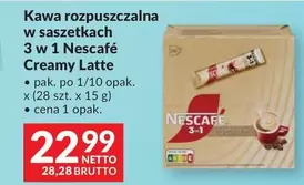 3 w 1 Nescafé Creamy Latte