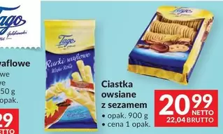 We - Ciastka owsiane z sezamem