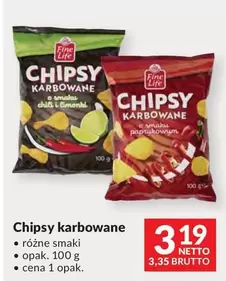 Chipsy karbowane