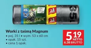Worki z taśmą Magnum