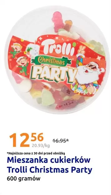 Mieszanka cukierków Trolli Christmas Party