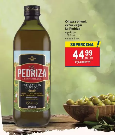 Oliwa z oliwek extra virgin