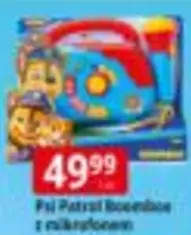 Psi Patrol Boombox z mikrofonem