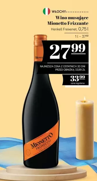 Prosecco - Wino musujące Mionetto Frizzante