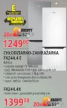 CHŁODZIARKO-ZAMRAŻARKA FK244.4 E