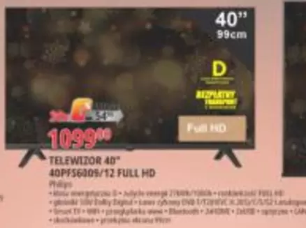 Philips - TELEWIZOR 40" 40PF56009/12 FULL HD