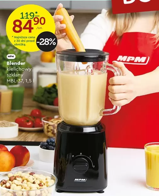 Blender kielichowy szklany