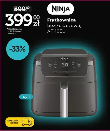 Ninja - Frytkownica beztłuszczowa, AF110EU