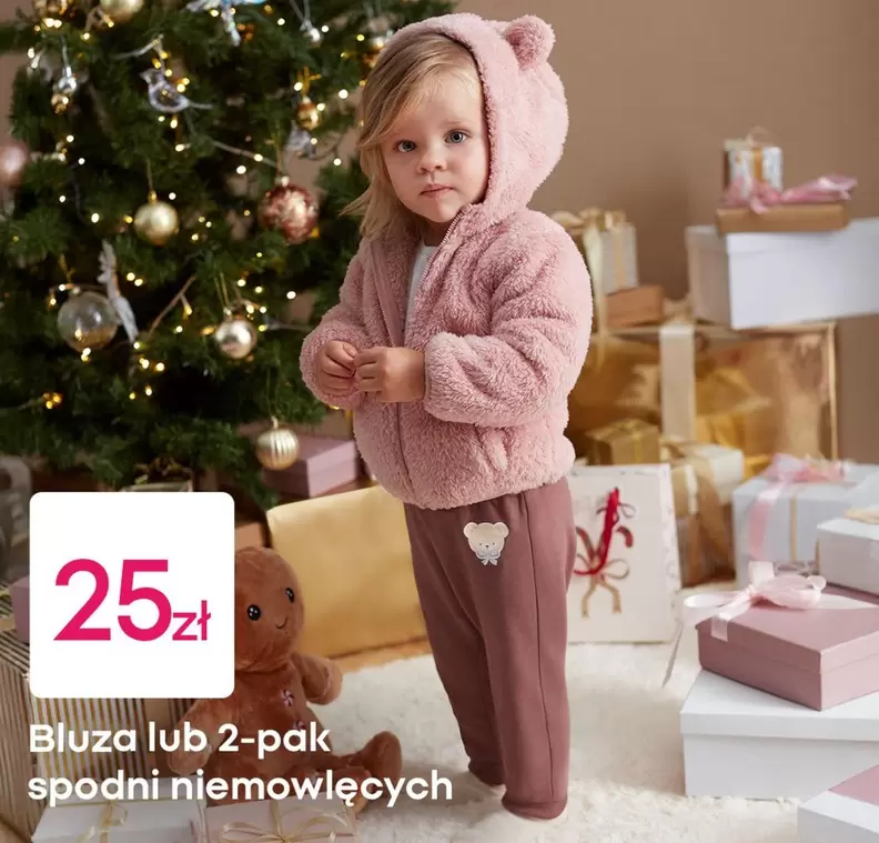 Bluza lub 2-pak spodni niemowlęcych